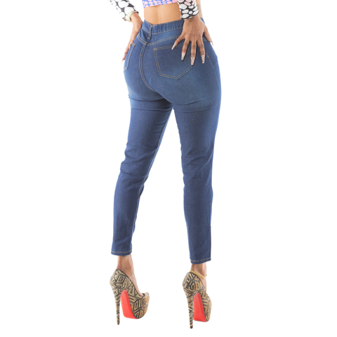 Dark Blue Jean Jeggings