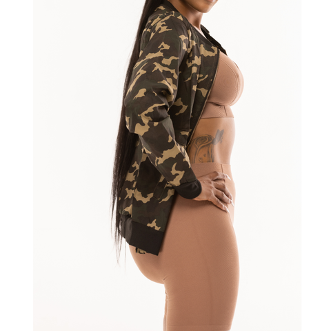 Camouflage Bomber Jacket